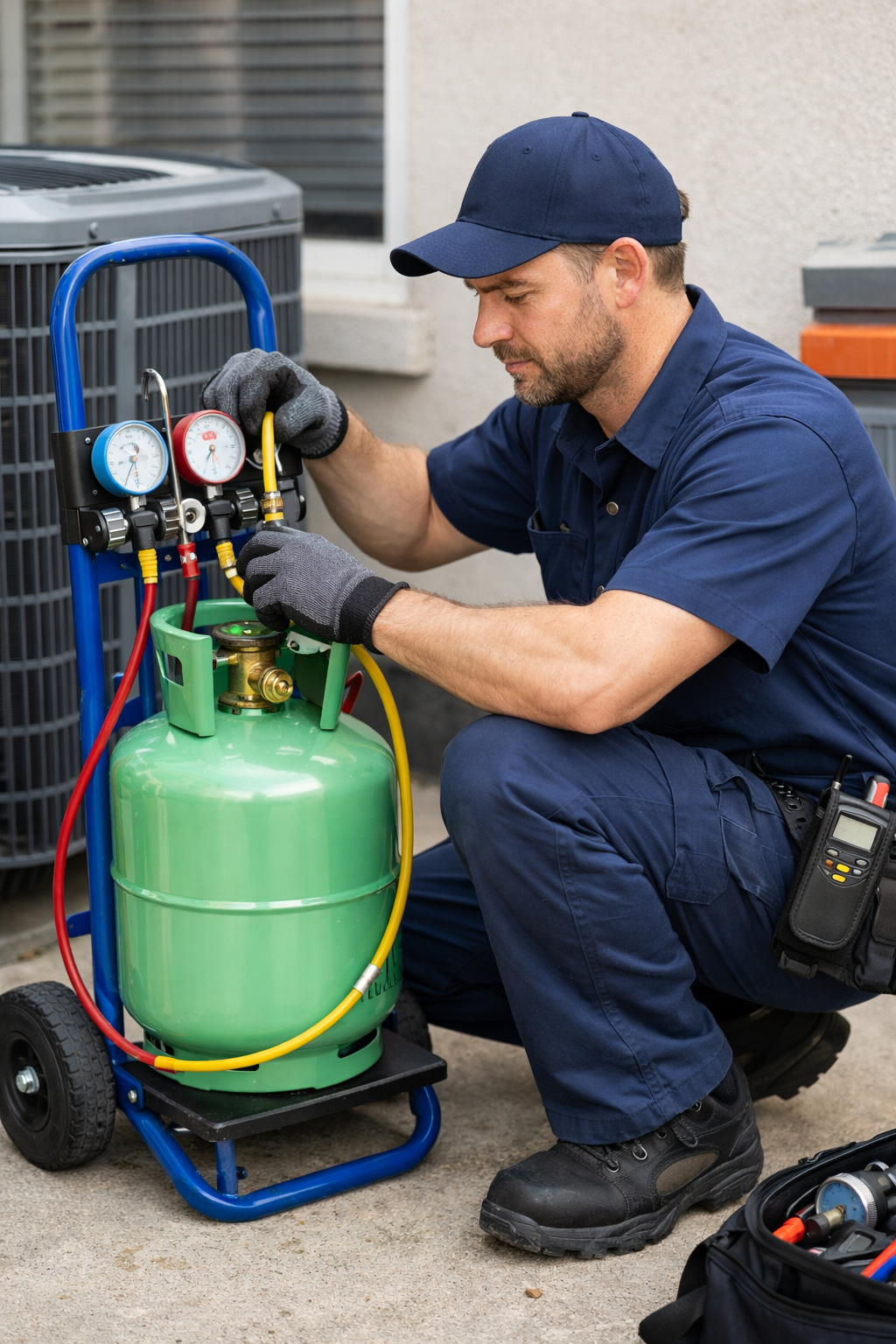 Refrigerant charging equipment