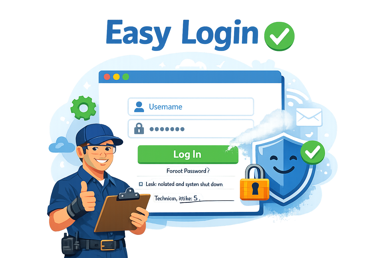 Technician mobile app